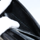 GIVENCHY Hand Bag Leather Black Gold Auth 151826-22