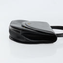 GIVENCHY Hand Bag Leather Black Gold Auth 151826-5