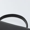 GIVENCHY Hand Bag Leather Black Gold Auth 151826-8