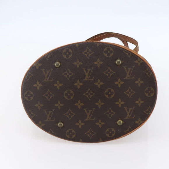 LOUIS VUITTON Monogram Bucket GM Shoulder Bag M42236 LV Auth 151829