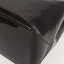 LOUIS VUITTON Monogram Vernis Wilshire PM Hand Bag Amarante M93641 Auth 151830-15