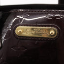 LOUIS VUITTON Monogram Vernis Wilshire PM Hand Bag Amarante M93641 Auth 151830-17