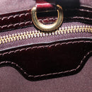 LOUIS VUITTON Monogram Vernis Wilshire PM Hand Bag Amarante M93641 Auth 151830-18