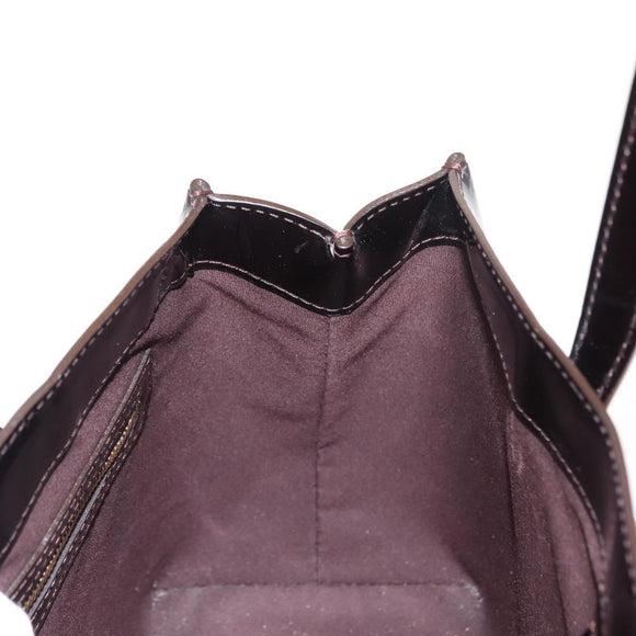 LOUIS VUITTON Monogram Vernis Wilshire PM Hand Bag Amarante M93641 Auth 151830