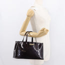 LOUIS VUITTON Monogram Vernis Wilshire PM Hand Bag Amarante M93641 Auth 151830-22