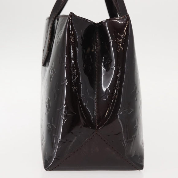 LOUIS VUITTON Monogram Vernis Wilshire PM Hand Bag Amarante M93641 Auth 151830