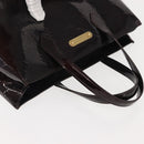 LOUIS VUITTON Monogram Vernis Wilshire PM Hand Bag Amarante M93641 Auth 151830-6