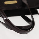 LOUIS VUITTON Monogram Vernis Wilshire PM Hand Bag Amarante M93641 Auth 151830-7