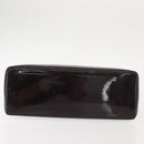LOUIS VUITTON Monogram Vernis Wilshire PM Hand Bag Amarante M93641 Auth 151830-5