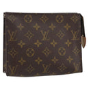 LOUIS VUITTON Monogram Poche Toilette 19 Pouch M47544 LV Auth 151835-1