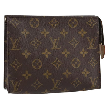 LOUIS VUITTON Monogram Poche Toilette 19 Pouch M47544 LV Auth 151835