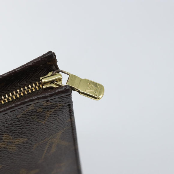 LOUIS VUITTON Monogram Poche Toilette 19 Pouch M47544 LV Auth 151835