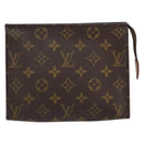 LOUIS VUITTON Monogram Poche Toilette 19 Pouch M47544 LV Auth 151835-13