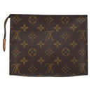 LOUIS VUITTON Monogram Poche Toilette 19 Pouch M47544 LV Auth 151835-2