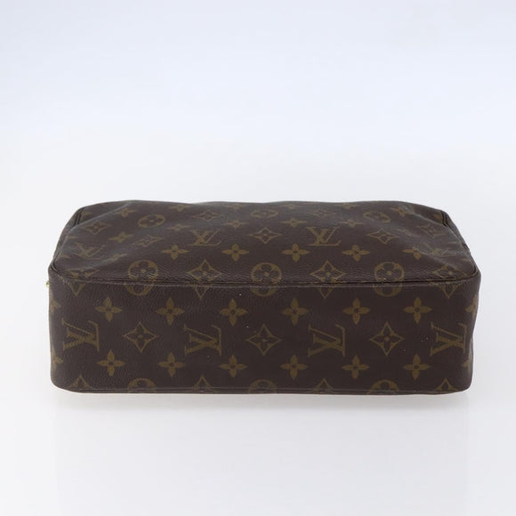 LOUIS VUITTON Monogram Trousse Toilette 28 Clutch Bag M47522 LV Auth 151841