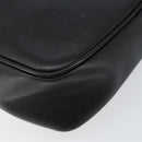 Salvatore Ferragamo Shoulder Bag Leather Black Auth 151842-9