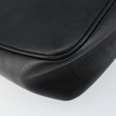 Salvatore Ferragamo Shoulder Bag Leather Black Auth 151842-14