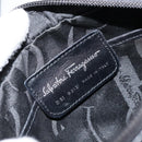 Salvatore Ferragamo Shoulder Bag Leather Black Auth 151842-12
