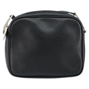 Salvatore Ferragamo Shoulder Bag Leather Black Auth 151842-13