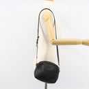 Salvatore Ferragamo Shoulder Bag Leather Black Auth 151842-20