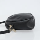 Salvatore Ferragamo Shoulder Bag Leather Black Auth 151842-4