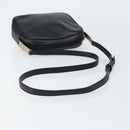 Salvatore Ferragamo Shoulder Bag Leather Black Auth 151842-7