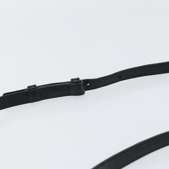 Salvatore Ferragamo Shoulder Bag Leather Black Auth 151842