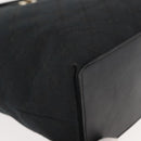 GUCCI GG Canvas Tote Bag Black Gold 002 1099 Auth 151846-9