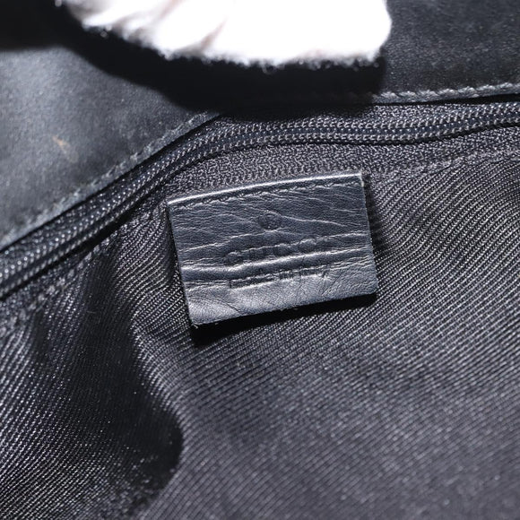 GUCCI GG Canvas Tote Bag Black Gold 002 1099 Auth 151846