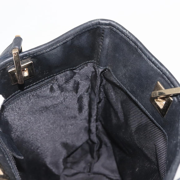 GUCCI GG Canvas Tote Bag Black Gold 002 1099 Auth 151846