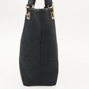 GUCCI GG Canvas Tote Bag Black Gold 002 1099 Auth 151846-3