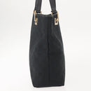 GUCCI GG Canvas Tote Bag Black Gold 002 1099 Auth 151846-4