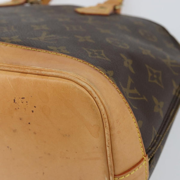 LOUIS VUITTON Monogram Alma Hand Bag M51130 LV Auth 151850