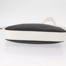 LOEWE Anagram Shoulder Bag Leather Black Silver Auth 151851-5