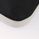 LOEWE Anagram Shoulder Bag Leather Black Silver Auth 151851-10