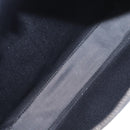 LOEWE Anagram Shoulder Bag Leather Black Silver Auth 151851-12