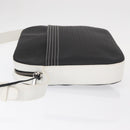 LOEWE Anagram Shoulder Bag Leather Black Silver Auth 151851-4