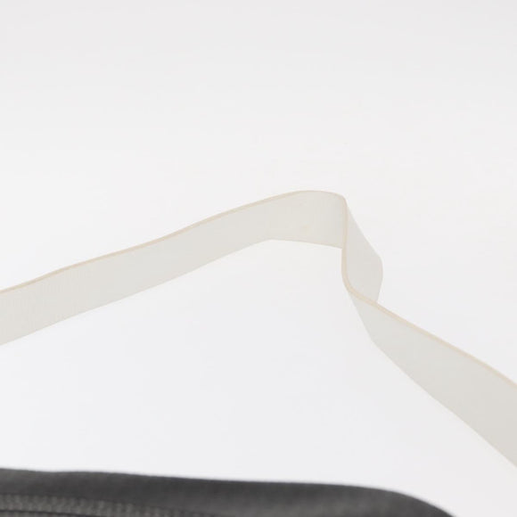 LOEWE Anagram Shoulder Bag Leather Black Silver Auth 151851