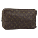 LOUIS VUITTON Monogram Trousse Toilette 28 Clutch Bag M47522 LV Auth 151853-1