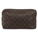 LOUIS VUITTON Monogram Trousse Toilette 28 Clutch Bag M47522 LV Auth 151853-13