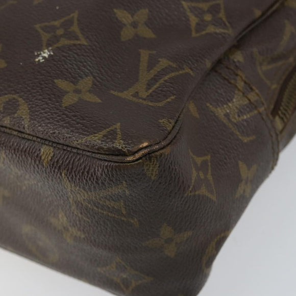 LOUIS VUITTON Monogram Trousse Toilette 28 Clutch Bag M47522 LV Auth 151853