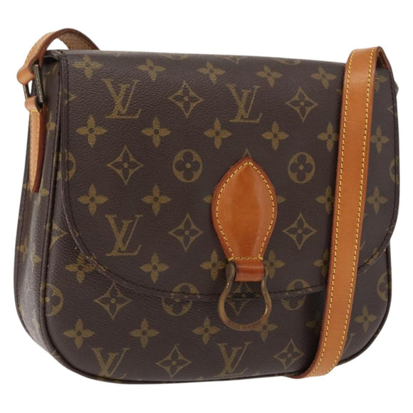 LOUIS VUITTON Monogram Saint Cloud GM Shoulder Bag M51242 LV Auth 151854