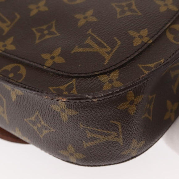 LOUIS VUITTON Monogram Saint Cloud GM Shoulder Bag M51242 LV Auth 151854