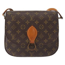 LOUIS VUITTON Monogram Saint Cloud GM Shoulder Bag M51242 LV Auth 151854-13