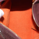 BVLGARI Medallion Shoulder Bag Leather Brown Gold Auth 151855-10