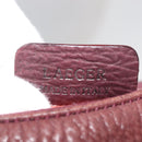 BVLGARI Medallion Shoulder Bag Leather Brown Gold Auth 151855-12