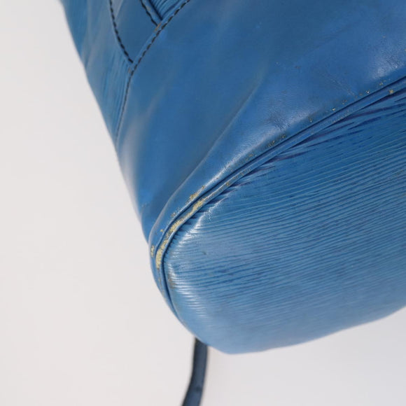 LOUIS VUITTON Epi Randonnee GM Shoulder Bag Blue M43085 LV Auth 151856