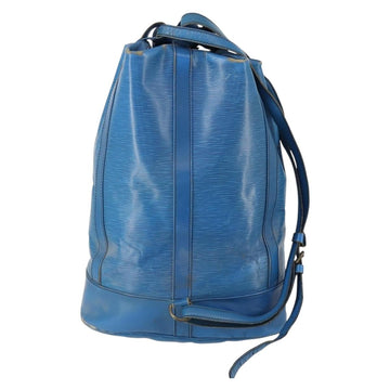 LOUIS VUITTON Epi Randonnee GM Shoulder Bag Blue M43085 LV Auth 151856 - 0