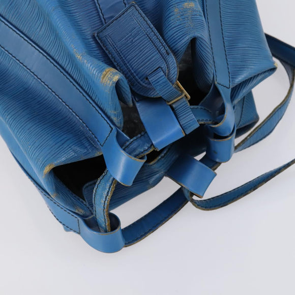 LOUIS VUITTON Epi Randonnee GM Shoulder Bag Blue M43085 LV Auth 151856