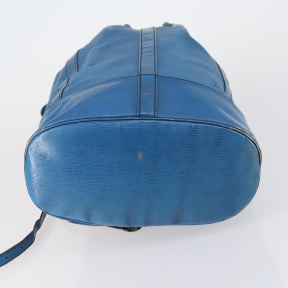 LOUIS VUITTON Epi Randonnee GM Shoulder Bag Blue M43085 LV Auth 151856